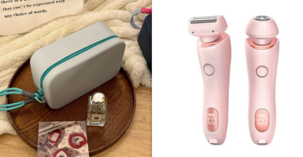 2 In 1 Hair Removal Epilator USB Rechargeable Trimmer Women Body Razor Face Leg Armpit Bikini Hand Pubic Shaver Hair Remover - Image 8