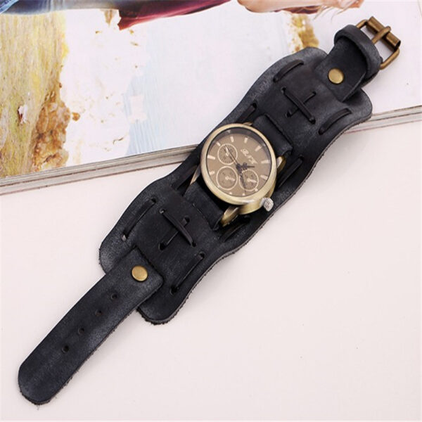 Accessories Foreign Trade Watches Retro Cowhide Watches Punk Watches Men'S Wrist Watches - Image 6