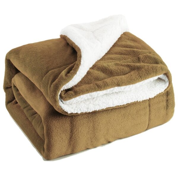 Sherpa lamb blanket - Image 2