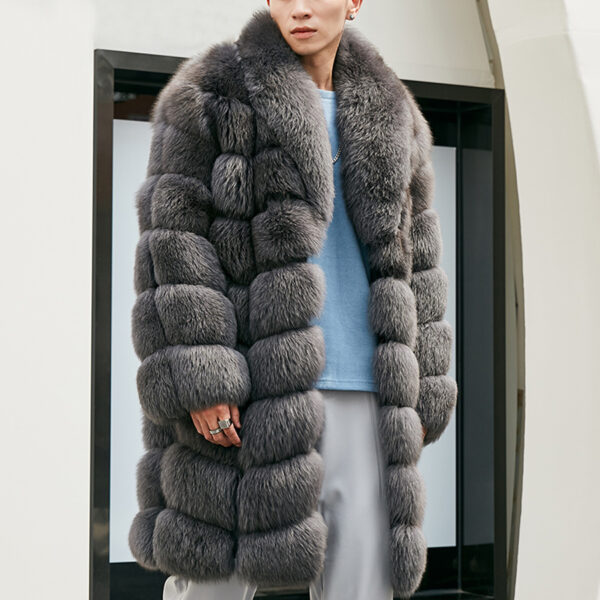 Fashionable And Personalized Fur Coat For Men - Image 4