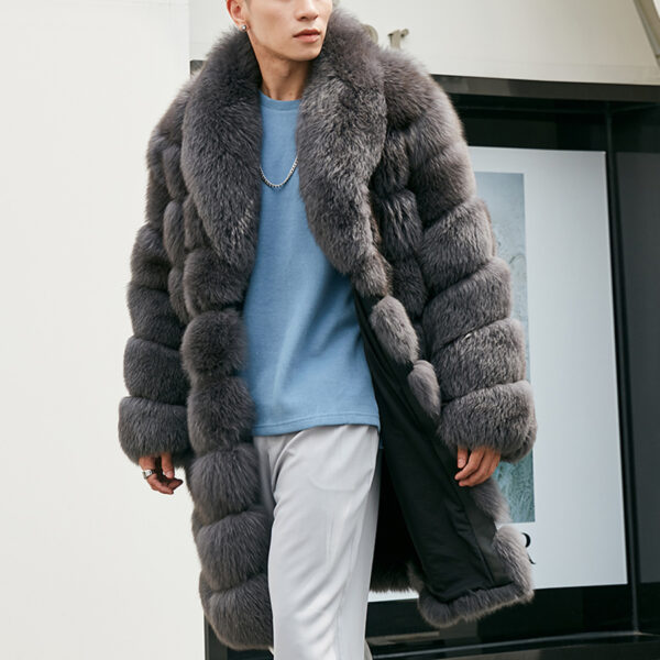 Fashionable And Personalized Fur Coat For Men - Image 2